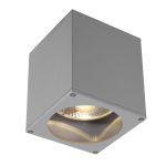 SLV Big Theo Decke Spot Aluminium Grau | Außenbeleuchtung - IP44 - Geeignet für 1x GU10 Max. 75W - Dimmbar