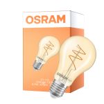 Osram Vintage 1906 LED Classic Slim E27 Birne Fadenlampe Gold 4.9W 470lm - 927 Extra Warmweiß | Höchste Farbwiedergabe - Dimmbar - Ersatz Für 40W