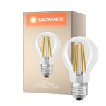 Ledvance Classic LED E27 Birne Fadenlampe Klar 5.9W 806lm - 827 Extra Warmweiß | Ersatz Für 60W