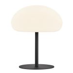 Nordlux Tischlampe Sponge Akku Schwarz 6.8W 450lm - 827 Extra Warmweiß | 3-Stufen Dimmbar
