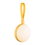 Nordlux Tischlampe Bring To-Go Portable Akku Gelb 1W 70lm - 827 Extra Warmweiß | 3-Stufen Dimmbar 