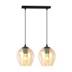 Emibig Pendelleuchte Istar Stahl Schwarz | Geeignet für 2x E27 - Max 10W