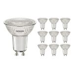Mehrfachpackung 10x Noxion LED-Spot GU10 PAR16 4W 345lm 36D - 830 Warmweiß | Dimmbar - Ersatz für 50W
