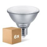 Mehrfachpackung 6x Philips Master Value LED Glühbirne Reflektor E27 PAR30S 9.5W 760lm 25D - 930 Warmweiß | Höchste Farbwiedergabe - Dimmbar - Ersatz Für 75W