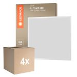 Mehrfachpackung 4x Ledvance LED Panel Kompakt Aluminium Weiß 33W 3630lm - 865 Tageslichtweiß | 60x60cm