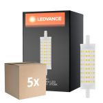 Mehrfachpackung 5x Ledvance Performance LED R7s doppelt Ended 118mm Klar 15W 2000lm - 827 Extra Warmweiß | Ersatz für 125W
