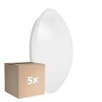 Mehrfachpackung 5x Ledvance Surface rund 400 24W 840 1920lm Weiß IP44 | inkl. Sensor - Kaltweiß
