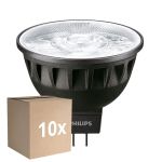 Mehrfachpackung 10x Philips Master LED Spot GU5.3 MR16 6.7W 460lm 24D - 940 Kaltweiß | Höchste Farbwiedergabe - Dimmbar - Ersatz für 35W