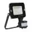 Ledvance LED-Scheinwerfer Kompakt Schwarz 10W 900lm 100D - 830 Warmweiß | IP65 - Symmetrisch - Bewegungs- und Lichtsensor