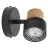 Ledvance LED Decor Spot Cork Stahl Schwarz 3W 230lm - 827 Extra Warmweiß | Dimmbar