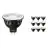 Mehrfachpackung 10x Philips Master LED Spot GU5.3 MR16 6.7W 440lm 60D - 930 Warmweiß | Höchste Farbwiedergabe - Dimmbar - Ersatz für 35W