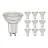 Mehrfachpackung 10x Noxion LED-Spot GU10 PAR16 4W 345lm 36D - 830 Warmweiß | Dimmbar - Ersatz für 50W