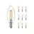 Mehrfachpackung 10x Philips MASTER Value LED Kerze E14 Fadenlampe Klar 3.4W 470lm - 927 | Höchste Farbwiedergabe - Dimmbar – Ersatz für 40W