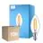 Mehrfachpackung 10x Philips Corepro LED Kerze E14 Fadenlampe Klar 6.5W 806lm - 827 Extra Warmweiß | Ersatz für 60W