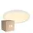 Mehrfachpackung 3x Nordlux LED-Wand- und Deckenleuchte Oja 29 18W 827 1700lm Weiß IP20 | 3-Stufen Dimmbar - Extra Warmweiß
