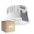 Mehrfachpackung 10x Ledvance LED-Spot Fix Aluminium Weiß 8W 680lm 36D - 930 Warmweiß | Ausschnitt 68mm - IP44 - Höchste Farbwiedergabe - Dimmbar