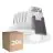 Mehrfachpackung 20x Ledvance LED-Spot Adjust Aluminium Weiß 8W 640lm 36D - 927 Extra Warmweiß | Ausschnitt 68mm - IP20 - Höchste Farbwiedergabe - Dimmbar