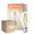 Mehrfachpackung 10x Ledvance Classic LED B22 Birne Fadenlampe Klar 5.9W 806lm - 827 Extra Warmweiß | Ersatz Für 60W