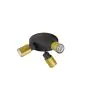 SLV Puri 2.0 Aluminium Spot Schwarz | Geeignet für 3x GU10