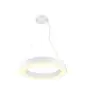 SLV Medo Ring 60 Pendelleuchte Aluminium Weiß 27W 4000lm 110D - 930-940 CCT | Höchste Farbwiedergabe - Dimmbar 