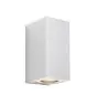 Nordlux Canto Maxi Kubi 2 Wandleuchte Aluminium Weiß Up & Down | IP44 - Geeignet für 2x GU10