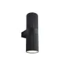Nordlux Kyklop Ripple Maxi Wandleuchte Schwarz | IP54 - Geeignet für 2x E27