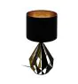 Eglo Tischlampe Carlton 5 Stahl Schwarz Bernstein | IP20 - Geeignet für 1x E27 