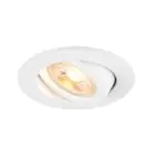 SLV New Tria 68 Spot Aluminium Weiß Rund | Ausschnitt 68mm - Geeignet für 1x GU10 