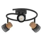 Ledvance LED Decor Spot Cork Stahl Spiral Schwarz 10W 690lm - 827 Extra Warmweiß | Dimmbar
