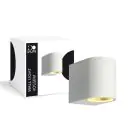D'Lite Wandleuchte Vossem Weiß| IP54 - Geeignet für 1x GU10 