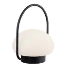 Nordlux Tischlampe Sponge Akku Schwarz 4.8W 300lm - 827 Extra Warmweiß | 3-Stufen Dimmbar
