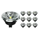 Mehrfachpackung 10x Noxion Lucent LED-Spot GU10 AR111 15W 850lm 40D - 930 Warmweiß | Höchste Farbwiedergabe - Dimmbar -  Ersatz Für 75W