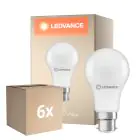Mehrfachpackung 6x Ledvance Performance LED Glühbirne B22d Birne Matt 8.5W 806lm - 827 Extra Warmweiß | Ersatz für 60W