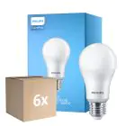 Mehrfachpackung 6x Philips Corepro LED Glühbirne E27 Birne Matt 13W 1521lm - 827 Extra Warmweiß | Ersatz für 100W
