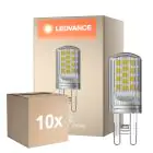 Mehrfachpackung 10x Ledvance Performance LED Capsule Klar G9 4W 470lm - 827 Extra Warmweiß | Dimmbar - Ersatz Für 40W