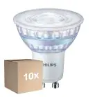 Mehrfachpackung 10x Philips Corepro LED Spot GU10 PAR16 6.7W 670lm 60D - 830 Warmweiß | Ersatz für 90W