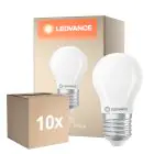 Mehrfachpackung 10x Ledvance Classic LED E27 Birne Matt 3.4W 470lm - 827 Extra Warmweiß | Dimmbar - Ersatz Für 40W