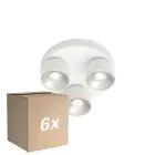 Mehrfachpackung 6x Nordlux Pitcher Spot Metall Weiß | Geeignet für 3x GU10