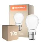 Mehrfachpackung 10x Ledvance Classic LED B22 Birne Matt 3.4W 470lm - 827 Extra Warmweiß | Ersatz Für 40W