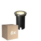 Mehrfachpackung 6x Nordlux Andor Bodenstrahler Metall Rund | Geeignet für 1x GU10