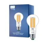 Philips MASTER LED Glühbirne Ultra Efficient E27 Birne Klar 4W 840lm - 827 Extra Warmweiß | Dimmbar - Ersatz für 60W