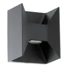 Eglo Wandleuchte Morino Außenbeleuchtung Aluminium Anthrazit/Grafit Up & Down  5W 460lm - 830 Warmweiß